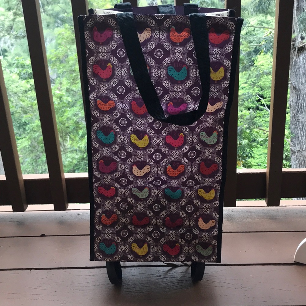 World Market Rolling Tote